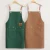 Cooking Cleaning Coffee Bakery Work Bib Restaurant Cotton Canvas Kitchen Apron