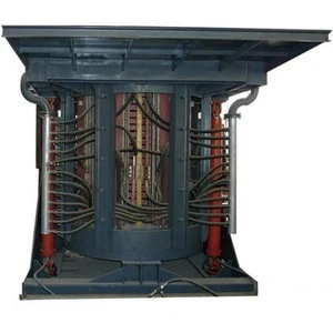 copper alloy ingot melting furnace: copper alloy ingot induction melting furnace 10 ton