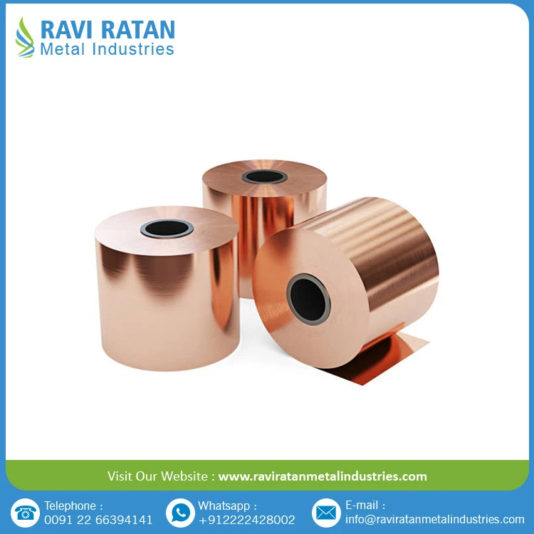 Copper Foil Roll High Purity Long Lasting Copper Strip Factory Direct Sale