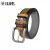 Import Cowhide Genuine Leather Belts Men&#x27;s Western Floral Embossed Leather Waist Belts Vintage Leather Straps from China