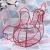 Import Creative Iron Art Eggs Storage Basket Chicken Shaped Egg Holder Household Vegetables Container (Red) from China