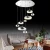 Import Crystal Ball Living Room Black Attractive Baccarat Villa Chandelier For Sale from China