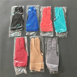 Cue Billiard Pool Shooters 3 Fingers Left hand Gloves Nine-ball French Billiard Gloves Chinese Snooker Billiard Accessories