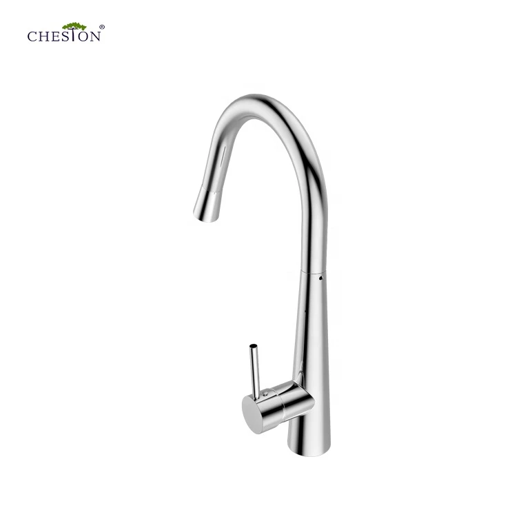 CUPC kitchen faucet Chrome single handle hot cold water mixer Sink Tap pull out kitchen faucets