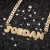 Import Custom Art Font Zircon Miami Cuban Link Necklace Gold silver color Plated Luxury Copper Micro Paved CZ Cuban Joining Chain from China