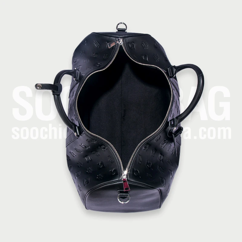 Custom black leather large duffle bag,Black leather duffle bag for mens,large travel duffle bag for women