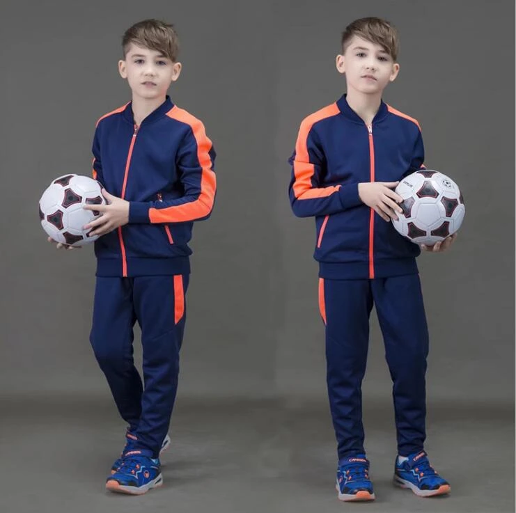 Custom Boy Sports Tracksuit Children School Uniform Tracksuit Designs Team Tracksuit  Kids Sportswear