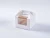 Import Custom Cheap Price White folding clear PVC paper cardboard made Packaging Cake Box pastry box with window from China