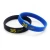Import custom color printed silicone wristlet ebossed logo silicone wristbands from China