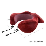Custom Foldable Ergonomic Orthopedic Neck Support Pillows U Shaped Airplane Pillow