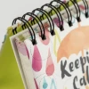 Custom Logo Paper 2021 Desk Table Spiral Flip 365 Days Perpetual Motivational Calendar