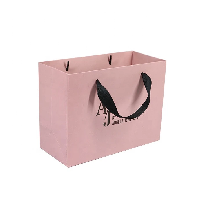 Custom Luxury Gift Garment Paper Shopping Bags With Logo Print