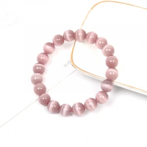 custom Natural Stone Designer Charms Bracelets  8MM Round Beads bracelet Fashion Jewelry For Women