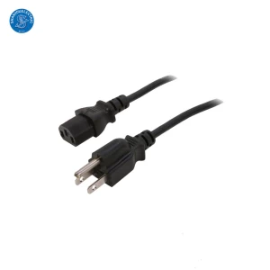 Custom NEMA5-15P to C13 Plug Power Cable