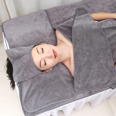 Custom Personalized SPA Womens Super Absorbent bath beauty salon Turban Towel massage towel Wrap Microfiber Hair Towels sets