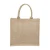 Import Custom Printed Burlap Handbag Eco Reusable Shopping White Jute Tote Bag from China