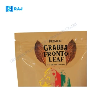 Custom printing sealable plastic tobacco smoking pen wrap packaging individual single cigar package bag