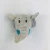 Import custom soft stuffed elephant animals baby rattle plush rattle toy from China