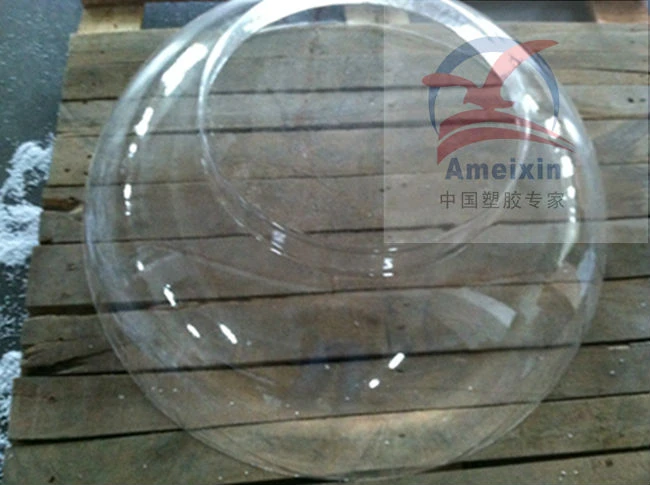 Custom thermoforming plastic clear PC ball vacuum forming acrylic sphere