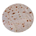 Custom tortilla blanket Mexican Burrito blanket soft flannel  beach taco blanket