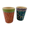 Customize design biodegradable coffee cup bamboo fiber drinking cup