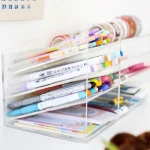 Customized Color desk Office Storage Drawer  Acrylic 4 Drawer Organizer