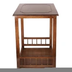 Customized Outer Packaging China Bamboo Tier Storage Rack Shelf