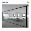 Customized sound proof safety glass wall partitions aluminum office partition