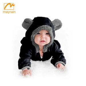 Cute Animal Design Hooded Coat Baby Cotton Jacket