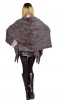 CX-B-14B Fashion CapesNew Product Knitted Rabbit Fur Shawl