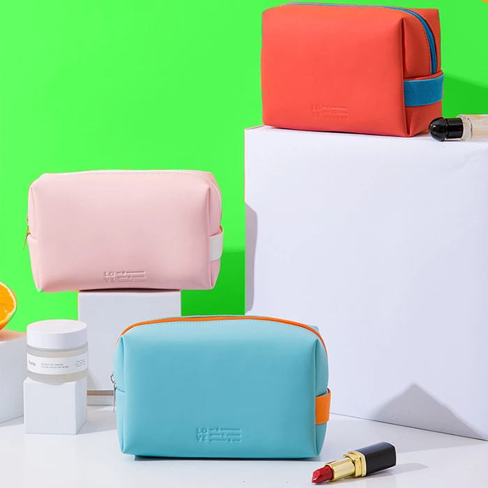 Daily makeup cosmetic case bag travel cosmetic bag PU leather cosmetic bag
