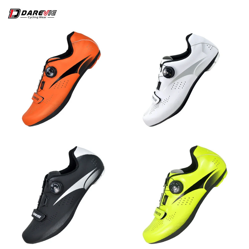 Darevie custom Breathable Racing Cycle Shoes Men /Women Road Cycling LOOK SPD-SL bicycle shoes