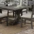 Import Dark logs made can be customized factory wholesale vintage dining table from China
