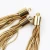 Import Designer like clothing decorative metal fashion trim long snake tassel chain with lobster clasp from China