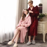 designer printing hotels embroidery terry luxury couple cotton gift set bathrobe