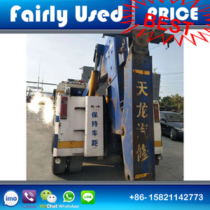 diesel fuel type howo used recovery tow wrecker truck