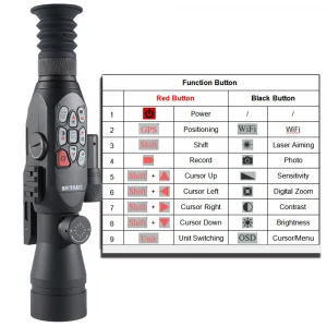 Digital Night Vision Sight Scope Built-in WIFI Ranging Hunting Sniper Scope Sights Monocular Aiming Device Mount on Rifle Scopes