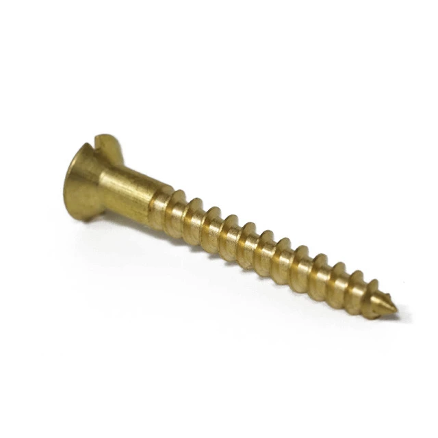 DIN 97 Brass Slotted Countersunk /Flat Head Wood Screws