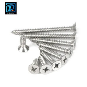 DIN7982 Stainless Steel Csk Phillips Head Self Tapping Screw