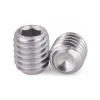 DIN916 stainless steel 304,316 Hex socket set screw cup cone point allen grub screw