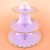 Import Disposable multilayer paper cake stand birthday party supplies three layer bronzing dessert table cake decoration from China