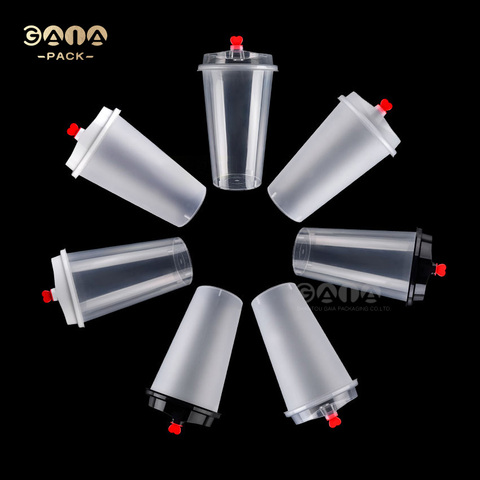 Buy Disposable Plastic Bubble Tea Cup Milk Tea Ice Coffee Plastic Pp ...