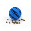 Dog Chew Toy Balls Durable Soft Rubber Non Toxic Bite Resistant Pet Food Treat Feeder Chew Tooth Cleaning Ball Toys