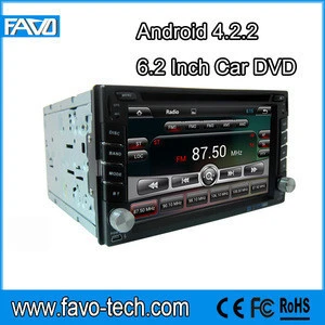 Double Din Touch screen 6.2 Inch Android car radio with IPOD