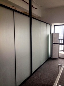 Double Glass Frosted Indoor Office Wall Glass Partition