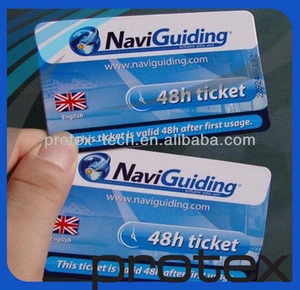 double side printed pvc card