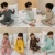 Import Dralon Children&#x27;s Loungewear Fleece Thickened Thermal Underwear Suit Autumn and Winter Baby Fever Boys &#x27;And Girls&#x27; Autumn Clothe from China