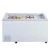 Import Dukers 110V Commercial  Supermarket fridge Ice Cream Sliding Curved Glass Door displayer/ Chest Freezer from China