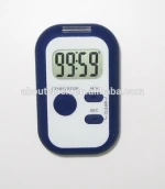 Durable digital kitchen countdown timer with flashlight and vibration
