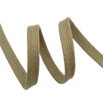 Eco- Friendly Cotton Braided Cord String Durable Cotton Cord for  Clothes Colored 9mm Cotton Flat Cord Rope